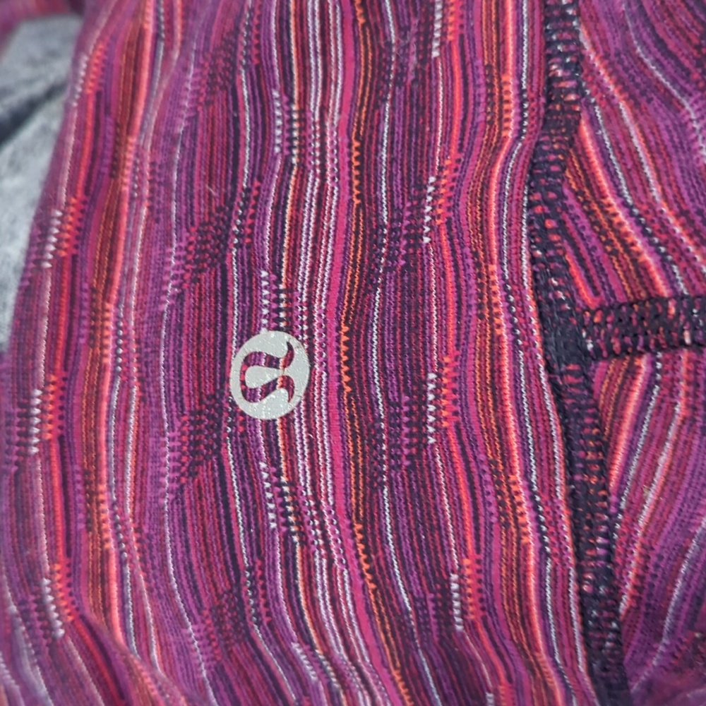 Lululemon Wunder Under Pant III Space Dye Twist Regal Plum Alarming - Picture 8 of 8